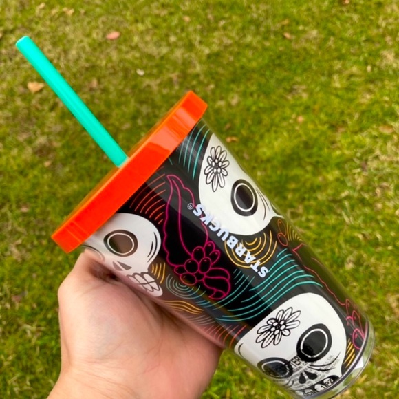 STARBUCKS Mexico Day of the Dead Tumbler Cup - Picture 3 of 7